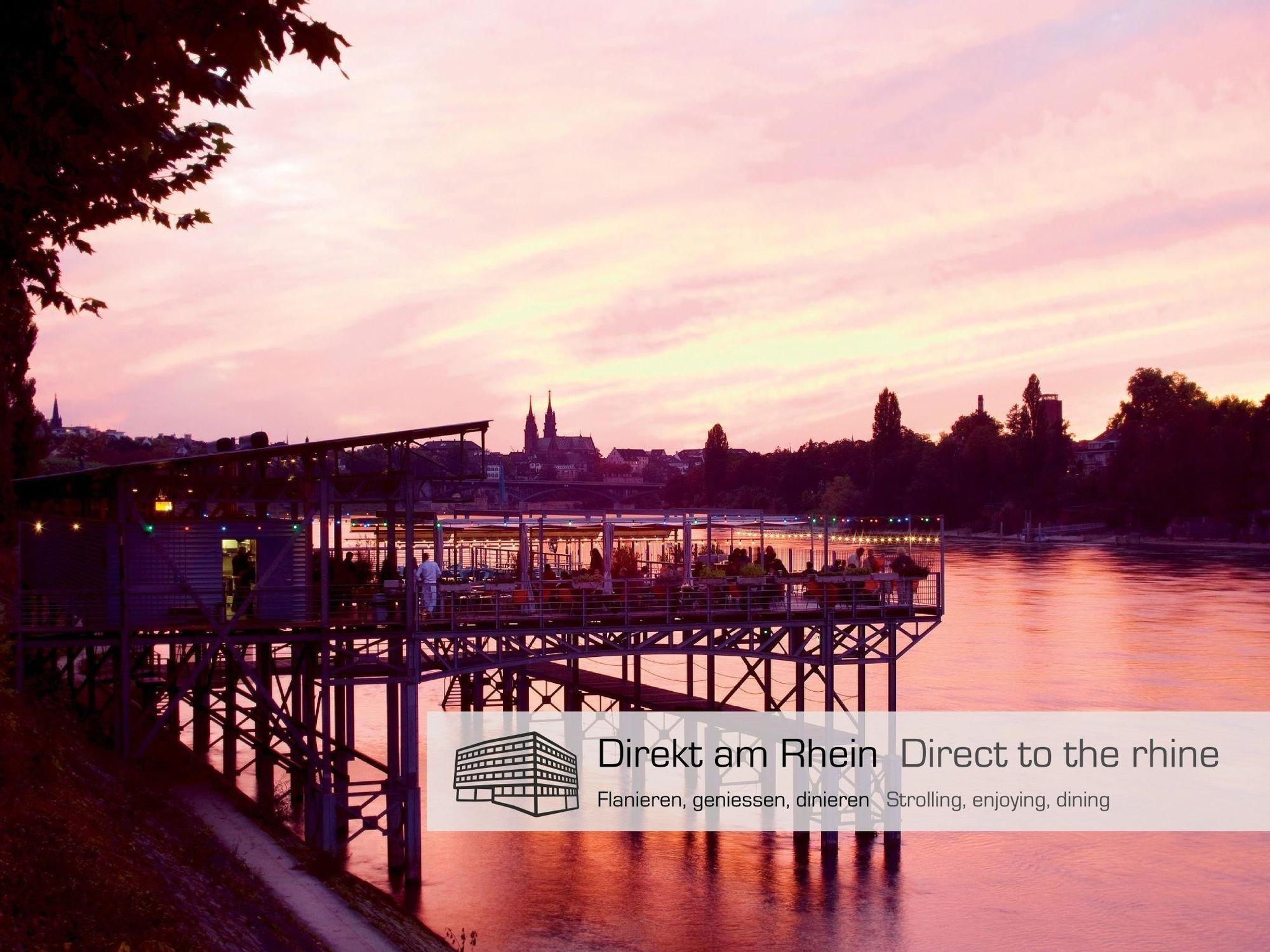 Dasbreitehotel Am Rhein بازل المظهر الخارجي الصورة